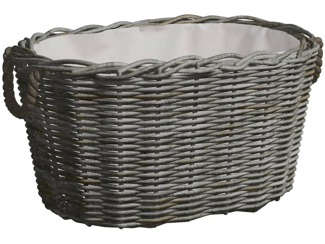 Firewood Basket, Firewood Baskets Vidaxl Cinzeto Vime