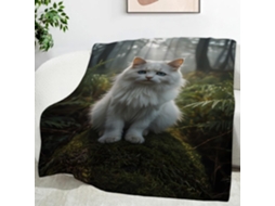 Manta para Gatos Forest Blanket 150x200 Cm Multifuncional Macia e Aconchegante em Flanela Cama Cobertor Cochil