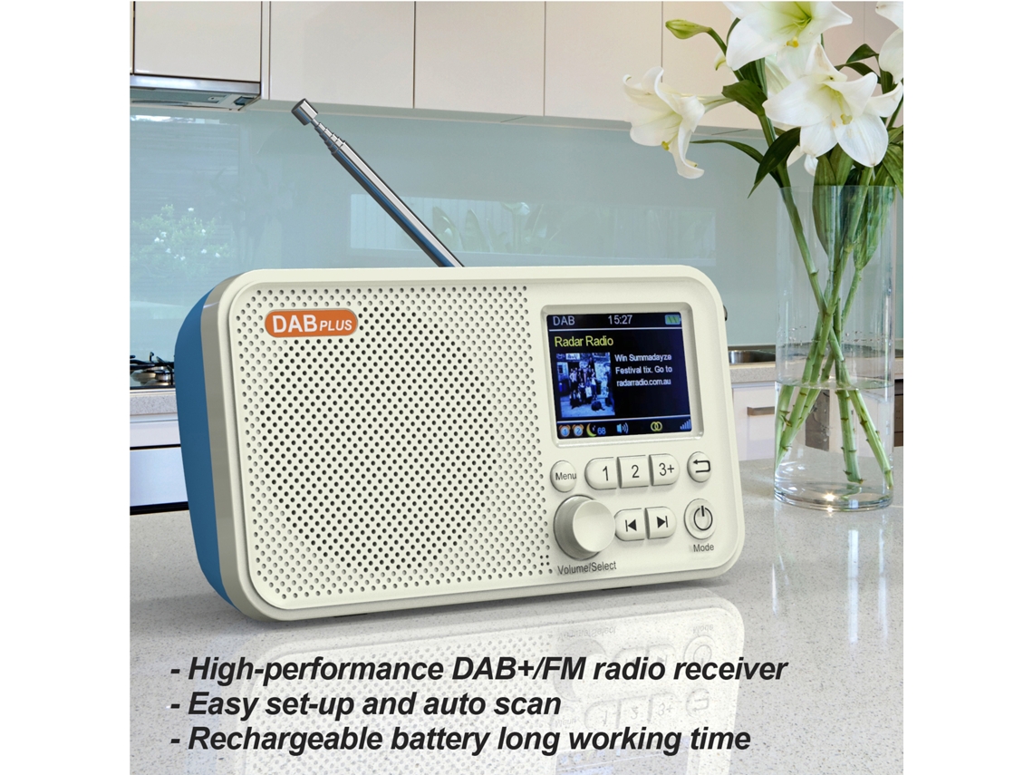 Rádio Portátil Digital Am Fm Carregável Tf Usb Com Timer De Sono