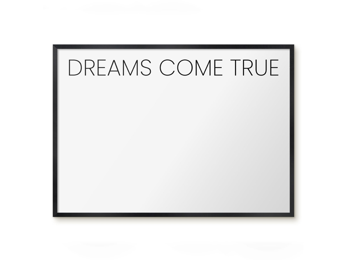 Magnetic Wall Board Dreams Come True For The Office Espelharte (70x50 Cm)