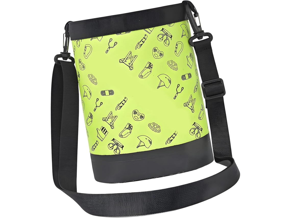Bolsa removível para corda de escalada, bolsa de armazenamento de corda para arboristas com grande capacidade, equipamento