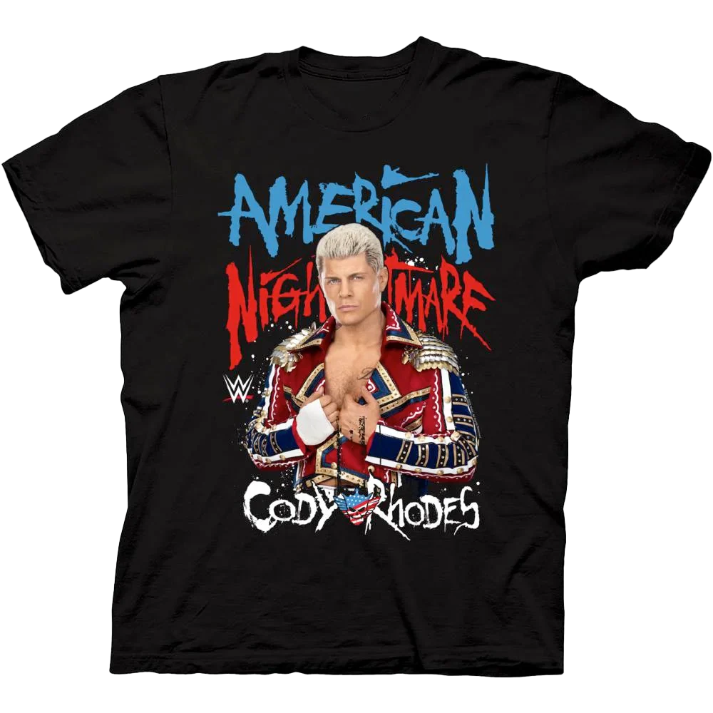 Wwe American Nightmare Cody Rhodes T-shirt Unisex Rockinstone Size:xxl