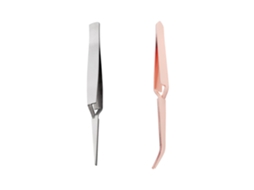 MEOIRUERY 2pcs Ferramentas Para Unhas Multifuncionais Pinça Para Decoração De Unhas Com Strass Cortador De Unhas E Pinça Em Aço Inoxidável
