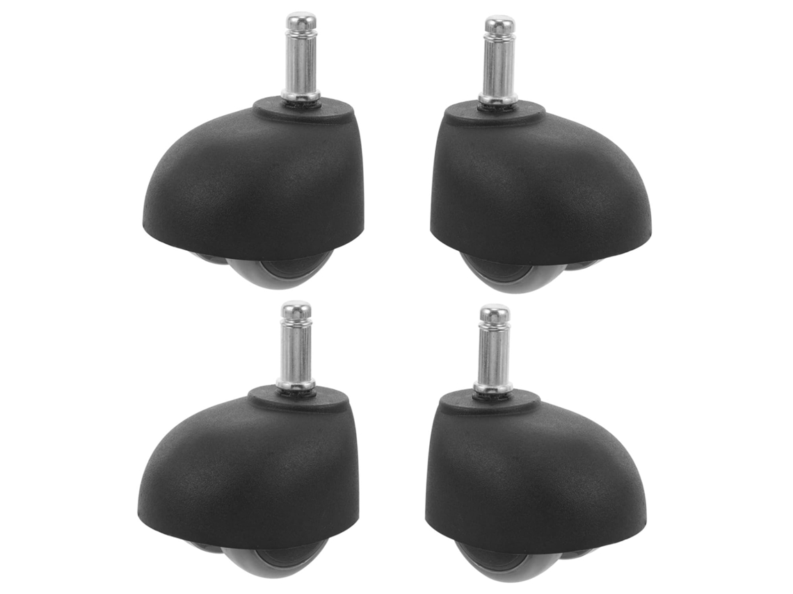Rodízios de Nylon para Cadeira de Escritório, Conjunto de 4 Unidades, Pequenos, Silenciosos, com Rodinhas Giratórias Resistentes. SFUSHOS