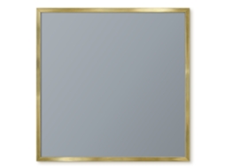 Quadro de vidro magnético laranja escuro para hall de entrada Espelharte (50x50 cm)