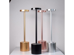 Lâmpada De Mesa, Rose Gold 6000mah Candeeiro De Mesa Led Sem Fio Moderno Nórdico, Recarregável Por Usb, Com Dimmer De Toque, Para Casa Ywei