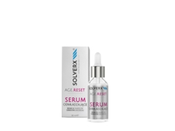 Sérum Facial Rejuvenescedor Solverx Age Reset, 30 ml. A fórmula avançada para uma pele mais jovem e radiante. Reduz rugas e linhas finas, restaura