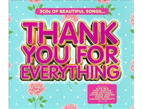 CD Thank You For Everything - 3 CDs Of Beautiful Songs...