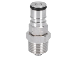 Adaptador Posto Chave Bola 19/32 18 Rosca Npt 1/2" Macho Keg Corny