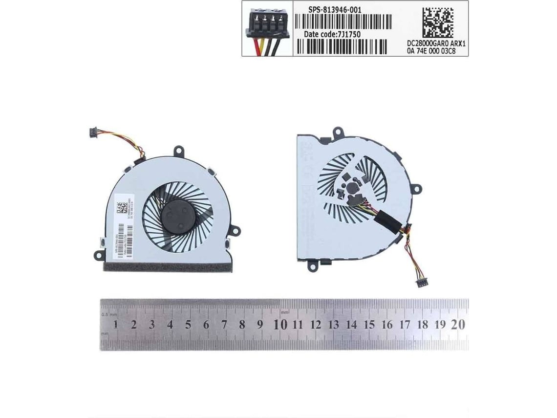 Hp 250 G9 I7 Ventola CPU Per Laptop HP 250 G5, 255 G4/G5, 256 G4 - Ricambio Originale TPN-C116, TPN-C125 Pettorina Cane Taglia Piccola - Foto 14