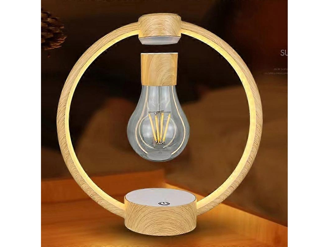Magnetic Levitation Light Bulb Table Lamp Desktop Ambient Luminous Night Lightlight Colorus Plug