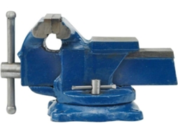 VOREL Torno de bancada com base giratória 125 mm 36038