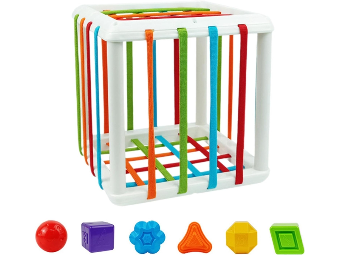 Brinquedo De Encaixe Formas, Sensorial Para Crianças 1, 2 E 3 Anos,