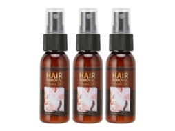 3pcs 30ml Spray Depilatório Sem Dor Com Extratos Vegetais Para Axilas E Pernas Remoção De Cabelo