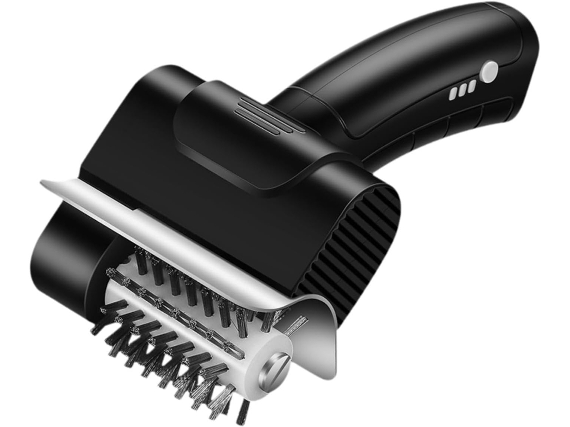 Escova Elétrica Para Churrasco Com Cabo Compacto E Ergonômico, Ideal