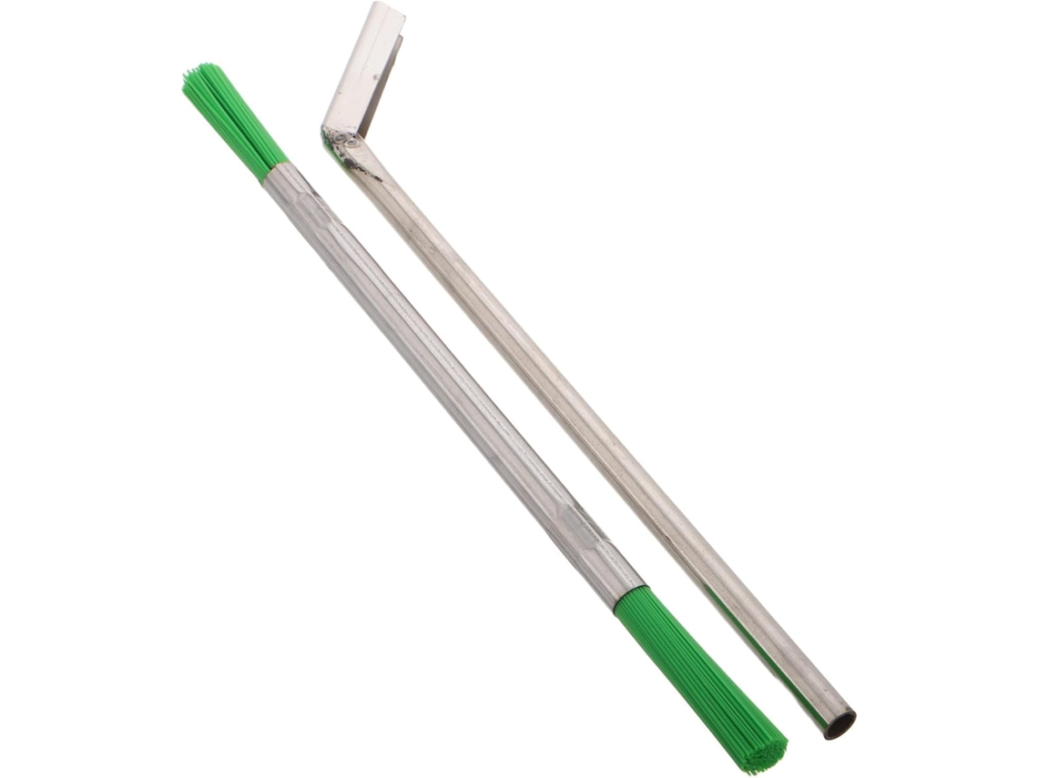 Conjunto De 2 Ferramentas Limpeza Cabilock Para Trilhos Elevador E Portas Correr, Escova Metálica Para Remoção Precisa