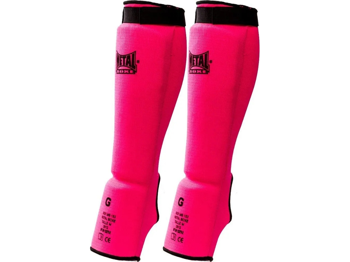 Protectores de canela + pé de algodão elástico METAL BOXE