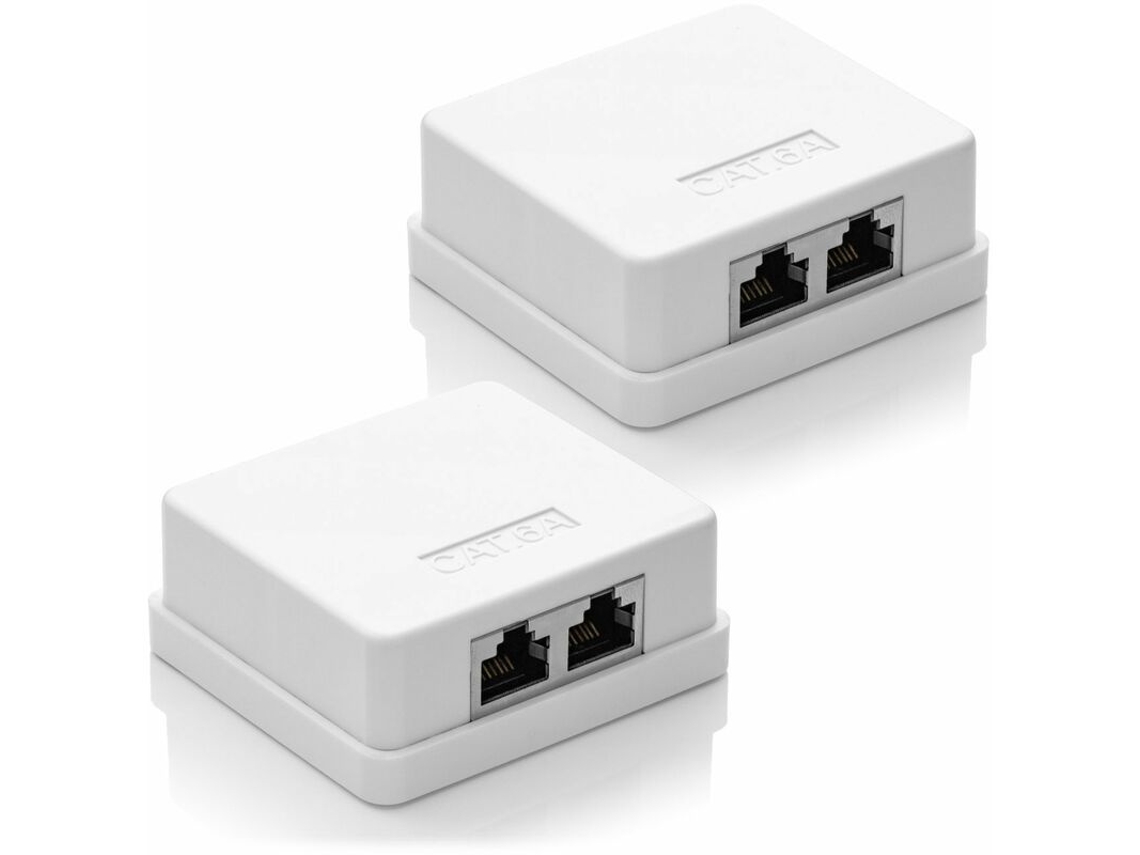 Conector Rj45 Cat6a Para Cabos Ethernet Compacto E Funcional Para Utilização Diária Elysve