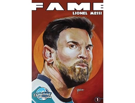 Livro FAME Lionel Messi de Michael Frizell (Inglês)