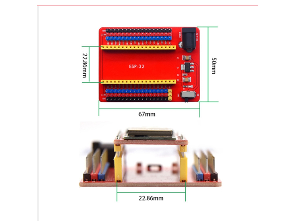 Laxiscreed Esp32 - Placa De Expansão Para Desenvolvimento E Programação Eletrónica De Alta Qualidade