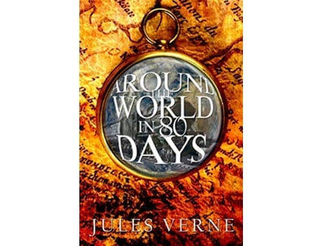 Livro Around the World in 80 Days de Jules Verne (Inglês)