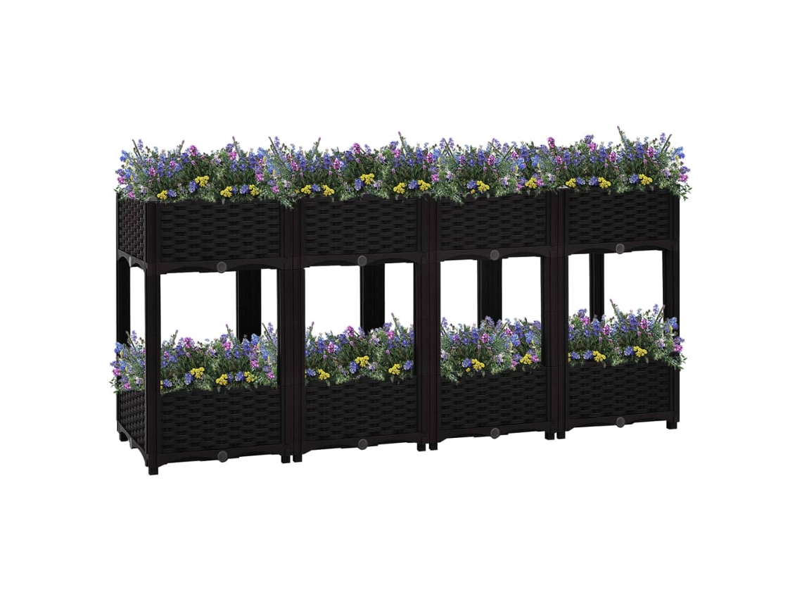 Canteiro Elevado 160x40x71 Cm Polipropileno Dkd Home Decor