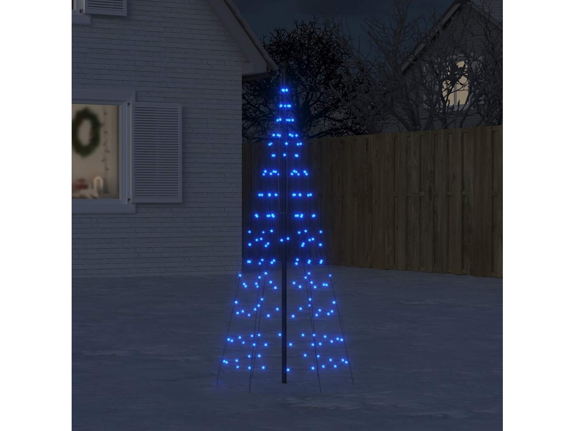 Vidaxl Led Árvore De Natal 200 Leds Azul 180 Cm