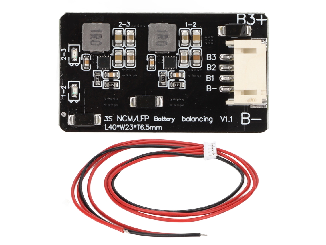 Equalizador Ativo Bateria De Lítio 3 Células 3.0v-4.5v Placa Pcb Ncm Lfp Universal