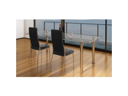 Vidaxl Cadeiras De Jantar 2 Pcs Couro Artificial Preto