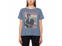 Rockinstone Scarface Movie The World Is Yours Heather Indigo Adult T-shirt Size:l