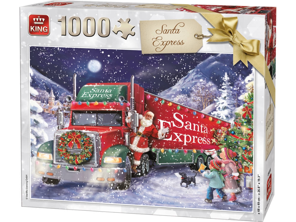 Puzzles KING Santa Express (1000 peças)