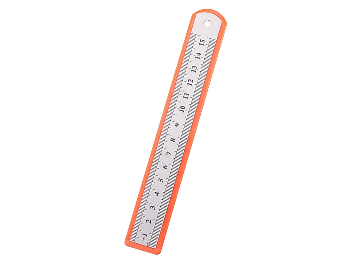Régua Reta Best Of Resistant Stainless Steel For Precision Measurements, Ideal For School and Desk Writing