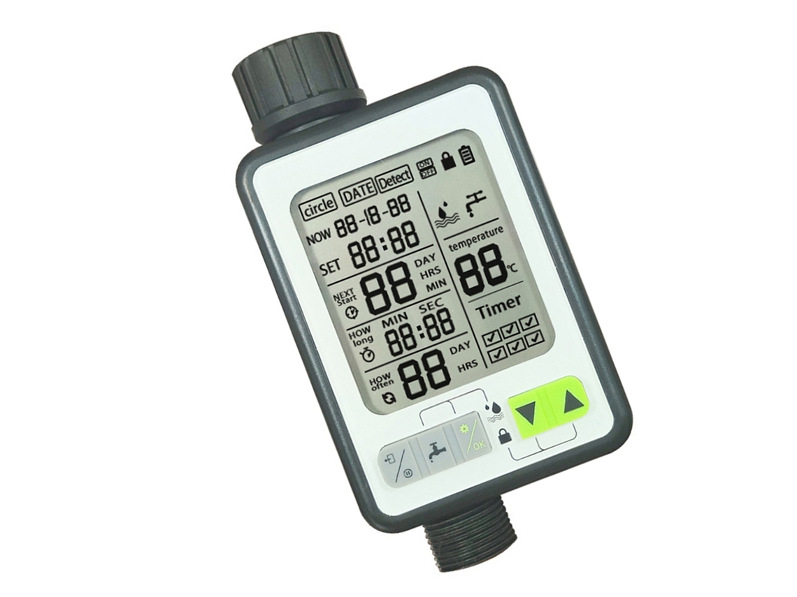 Timer de Rega Automático 3 Modos Sensor Chuva
