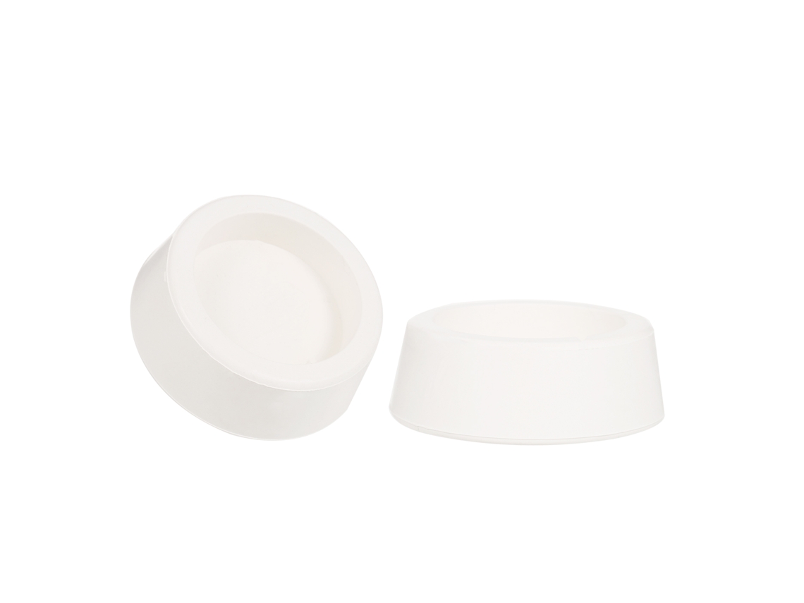 2-pack Bumperes De Escada Para Piscina Enterrada, Tampas De Borracha Para Tubo De 1.9 Polegadas Padrão