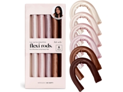 Modeladores De Cabelo Sem Calor Para Cachos Noturnos, Macios Dormir, Mulheres, Cabelos Curtos E Longos, 6 Peças-aquaforge