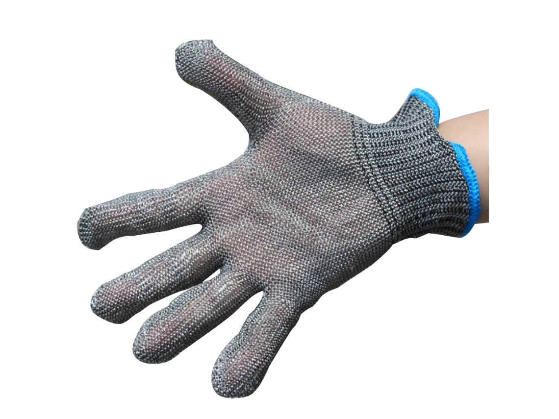 Luvas De Proteção De Arame De Aço Inoxidável Resistente A Cortes Nível 5 (resistente A Cortes, Resistente Ao Desgaste)