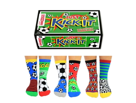 Box Meias Futebol Caixa de 6 Meias Criança