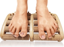 Lurelia Rolo De Massagem Para Pés, Fascite Plantar, Madeira, Uso Diário, Recuperação Muscular