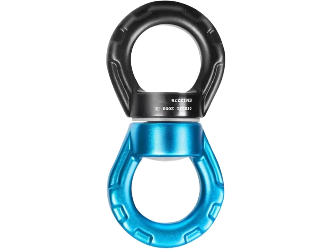 Mosquetão Giratório Generico Liga de Alumínio Rotativa, 5,6 X 11,2 Cm, Conector Giratório de 360 Graus, para Balanço CHABERLU