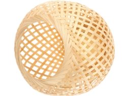 Cúpula de Teto Artesanal para Lustre de Bambu Retrô. SFUSHOS