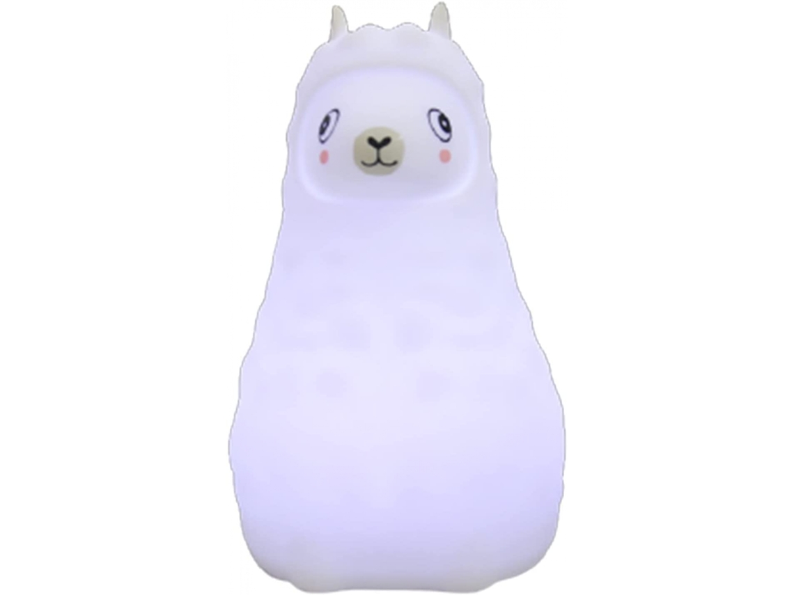 Luminria Noturna Led, Em Formato De Alpaca, Para Crianas, Com Mudana De Cor, Feita De Silicone, Ideal Para Berrio, Cabeceira Aquaforge
