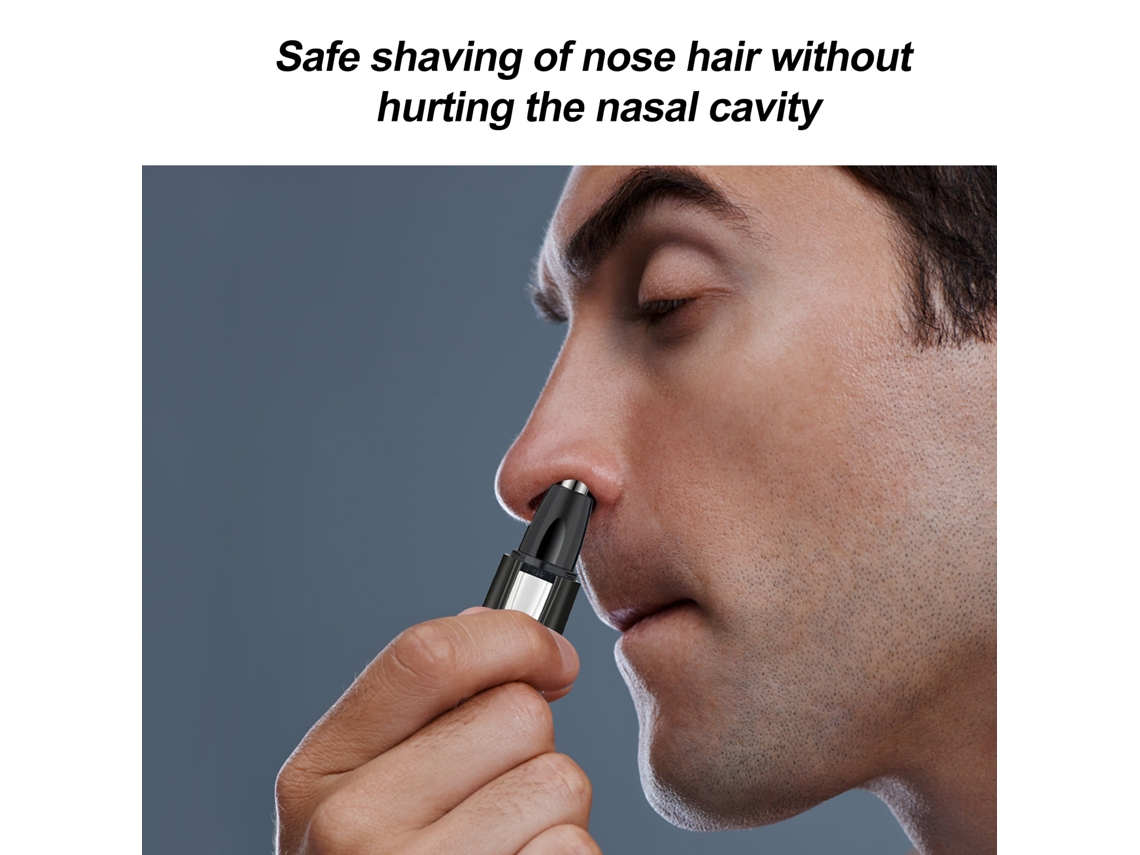 Recortador De Pelo Nasal Para Homens E Mulheres