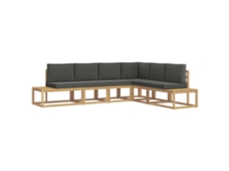 Maison Exclusive - Conjunto De Sofás Para Exterior 4 Peça Branco E Antracite