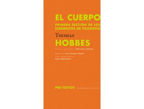 Livro El Cuerpo de Thomas Hobbes (Espanhol)