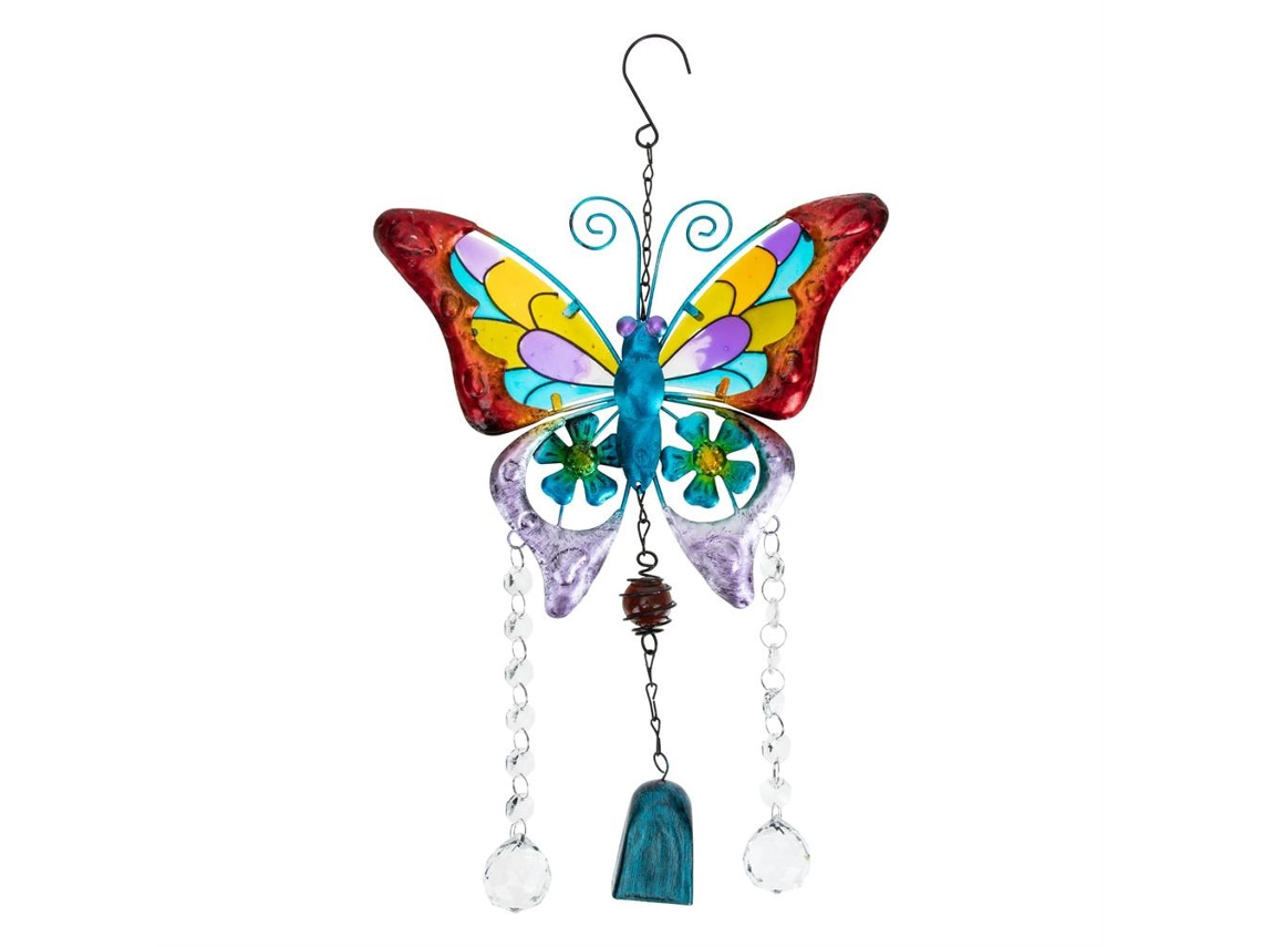 Sino De Vento Borboleta Decorar Casa Jardim