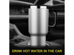 Caneca Térmica Eletrônica Para Carro Yemaa 12v 300ml, Aço Inoxidável, Caneca Térmica Para Viagem, Copo Isolado, Prata Ly Ebike