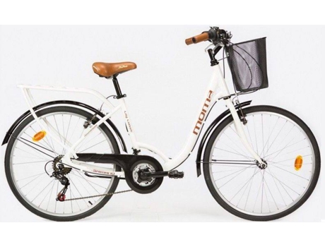 Bicicleta de Cidade MOMA BIKES BIC26BUN Branco (160x22x81 cm)