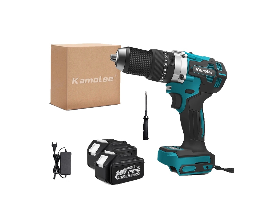 Furadeira De Impacto Elétrica Sem Escova, 18v De Potência, 650n.m De Torque,2x5.0ah Carton,ue Oem