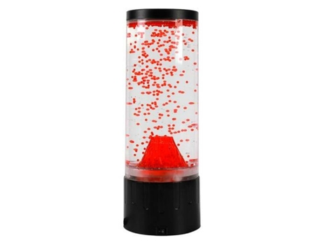 Lâmpada de Lava ITOTAL Redonda 10,5 X 30 Cm Vermelho
