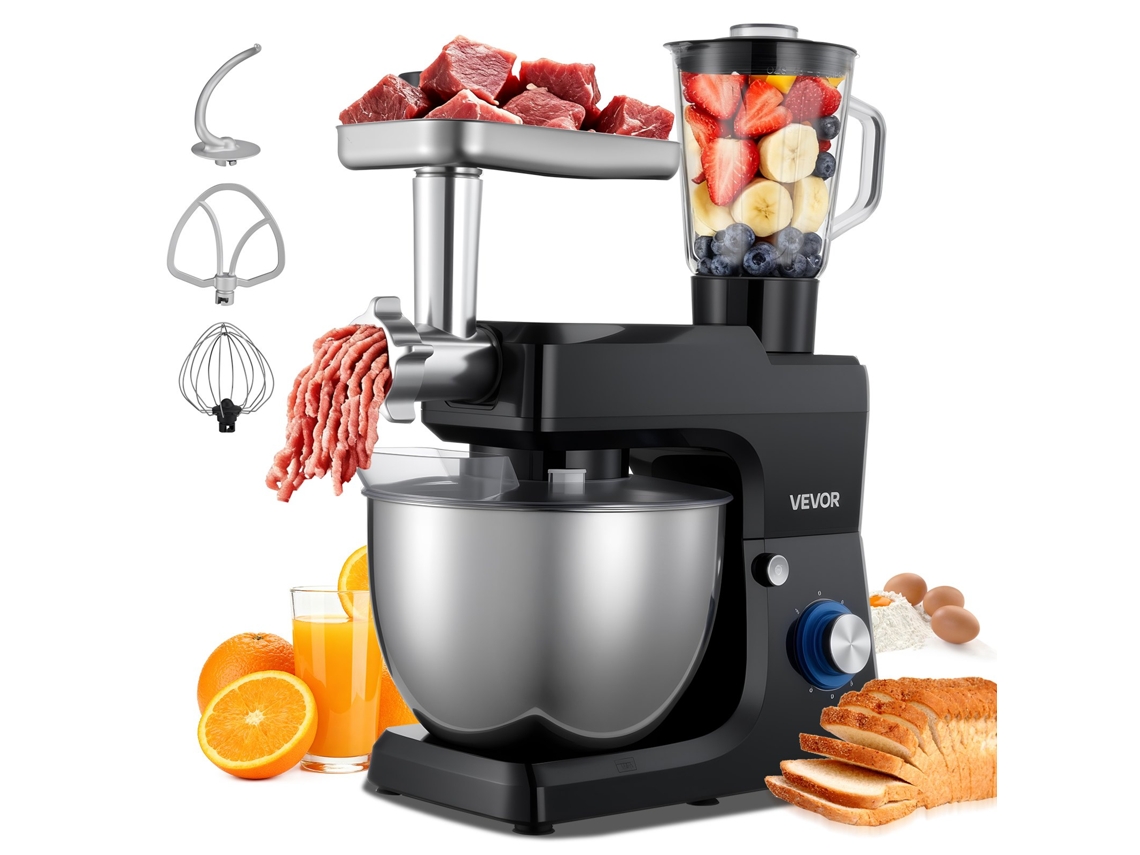 Processador De Alimentos Elétrico Multifuncional 1500 W 445 X 267 X 580 Mm Vevor
